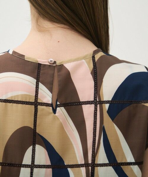 TOMORROWLAND / トゥモローランド シャツ・ブラウス | 【WEB先行予約】アイレットウェーブプリント チュチュブラウス | 詳細6