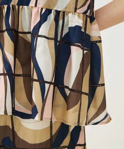 TOMORROWLAND / トゥモローランド シャツ・ブラウス | 【WEB先行予約】アイレットウェーブプリント チュチュブラウス | 詳細8