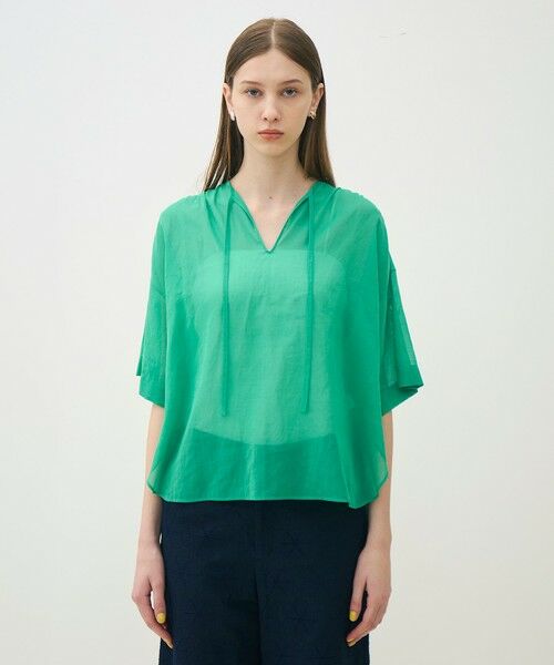 TOMORROWLAND / トゥモローランド シャツ・ブラウス | 【WEB先行予約】ルコットンオーガンジー エアリープルオーバー | 詳細2