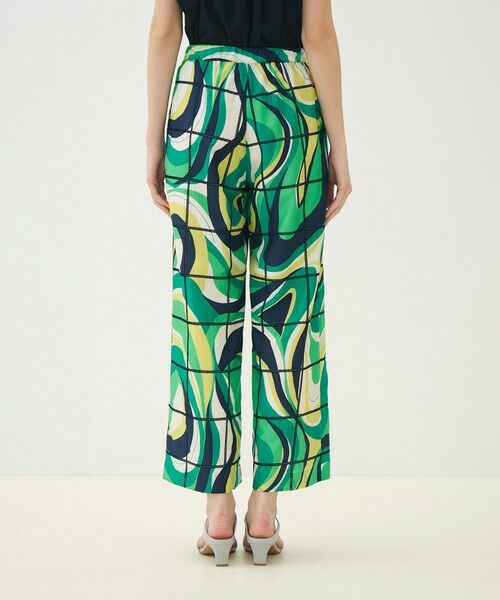 TOMORROWLAND / トゥモローランド その他パンツ | 【WEB先行予約】アイレットウェーブプリント ワイドストレートパンツ | 詳細4