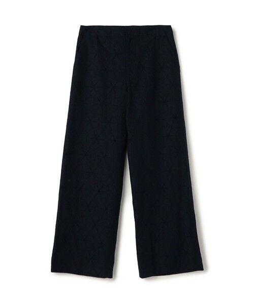 TOMORROWLAND / トゥモローランド その他パンツ | 【WEB先行予約】ブロッサムエンブロイダリー ストレートパンツ（69 ネイビー）