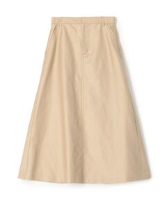 TOMORROWLAND / トゥモローランド ロング・マキシ丈スカート | 【WEB先行予約】コットンラミーモーススキン トラペーズスカート