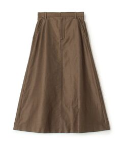 TOMORROWLAND / トゥモローランド ロング・マキシ丈スカート | 【WEB先行予約】コットンラミーモーススキン トラペーズスカート