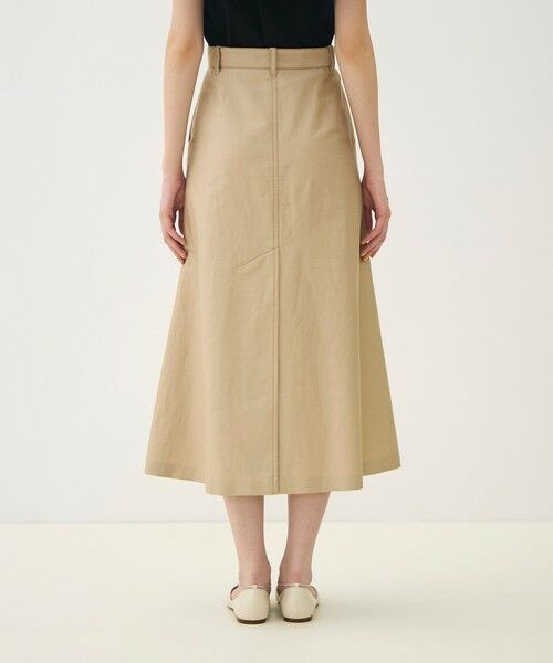 TOMORROWLAND / トゥモローランド ロング・マキシ丈スカート | 【WEB先行予約】コットンラミーモーススキン トラペーズスカート | 詳細4