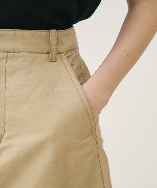 TOMORROWLAND / トゥモローランド ロング・マキシ丈スカート | 【WEB先行予約】コットンラミーモーススキン トラペーズスカート | 詳細7