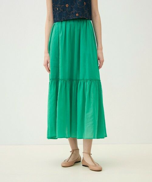 TOMORROWLAND / トゥモローランド ロング・マキシ丈スカート | 【WEB先行予約】ルコットンオーガンジー ティアードスカート | 詳細10