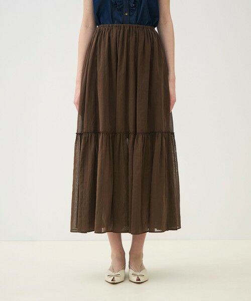 TOMORROWLAND / トゥモローランド ロング・マキシ丈スカート | 【WEB先行予約】ルコットンオーガンジー ティアードスカート | 詳細2