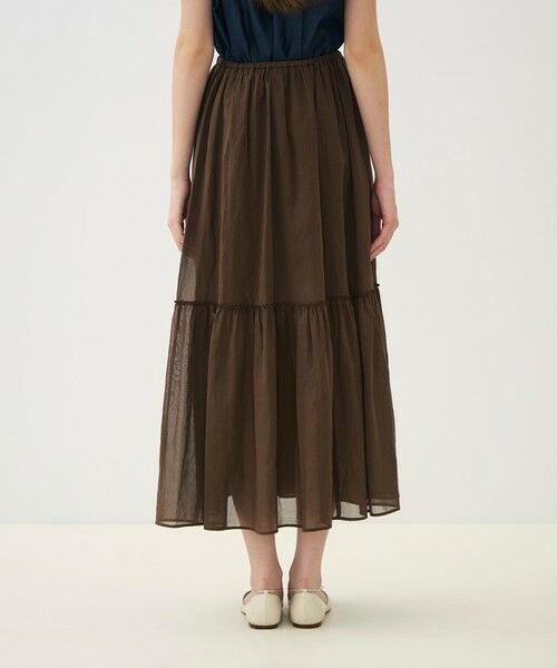 TOMORROWLAND / トゥモローランド ロング・マキシ丈スカート | 【WEB先行予約】ルコットンオーガンジー ティアードスカート | 詳細4