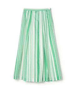 TOMORROWLAND / トゥモローランド ロング・マキシ丈スカート | 【WEB先行予約】シルクコットンランダムストライプ タックスイングスカート