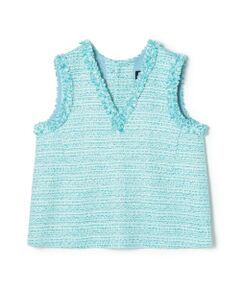 TOMORROWLAND / トゥモローランド ベスト | 【WEB先行予約】クレールファンシー フロンタブルベスト