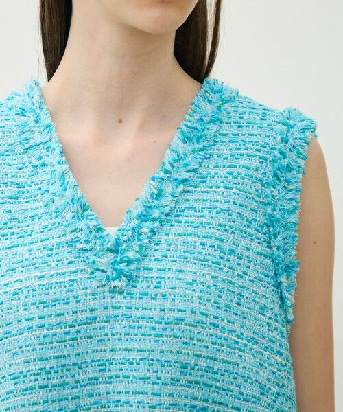 TOMORROWLAND / トゥモローランド ベスト | 【WEB先行予約】クレールファンシー フロンタブルベスト | 詳細5