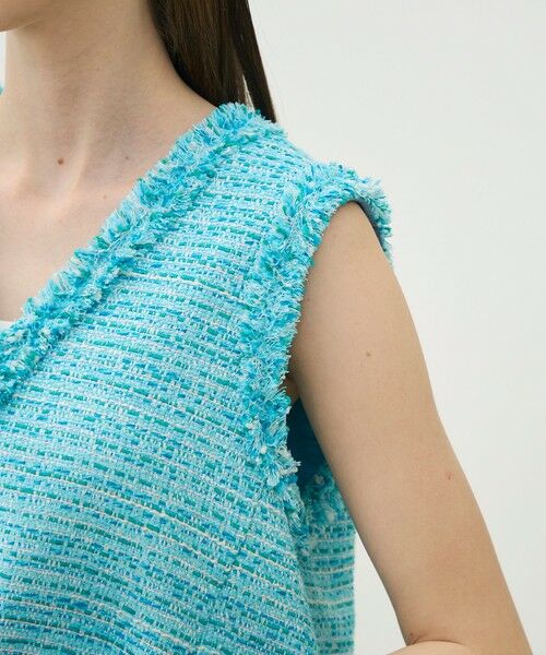 TOMORROWLAND / トゥモローランド ベスト | 【WEB先行予約】クレールファンシー フロンタブルベスト | 詳細7