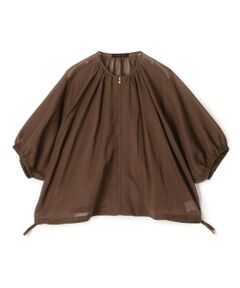 TOMORROWLAND / トゥモローランド その他トップス | 【WEB先行予約】ルコットンオーガンジー ジップアップライトブルゾン