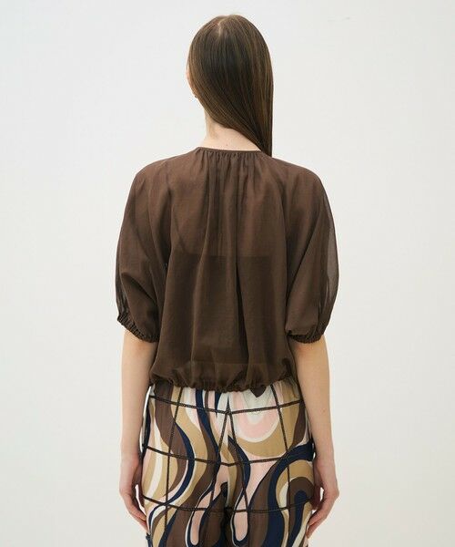 TOMORROWLAND / トゥモローランド その他トップス | 【WEB先行予約】ルコットンオーガンジー ジップアップライトブルゾン | 詳細5