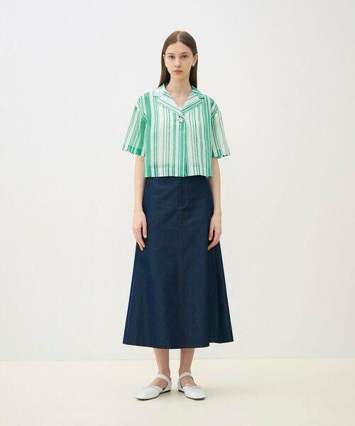 TOMORROWLAND / トゥモローランド その他トップス | 【WEB先行予約】シルクコットンランダムストライプ ライトジャケット | 詳細1