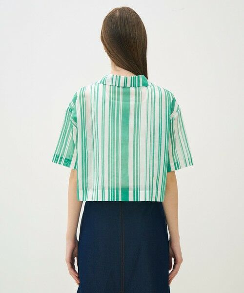 TOMORROWLAND / トゥモローランド その他トップス | 【WEB先行予約】シルクコットンランダムストライプ ライトジャケット | 詳細4