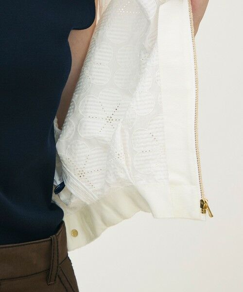 TOMORROWLAND / トゥモローランド ブルゾン | 【WEB先行予約】ブロッサムエンブロイダリー ジップアップブルゾン | 詳細6