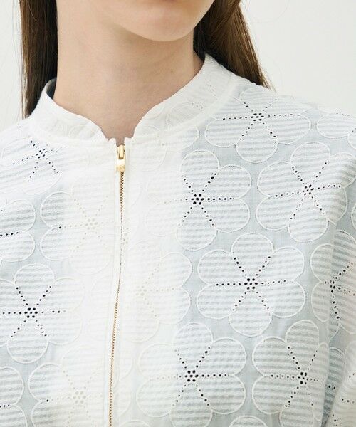 TOMORROWLAND / トゥモローランド ブルゾン | 【WEB先行予約】ブロッサムエンブロイダリー ジップアップブルゾン | 詳細7