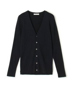 TOMORROWLAND / トゥモローランド カーディガン・ボレロ | ギザコットンリブ Vネックカーディガン