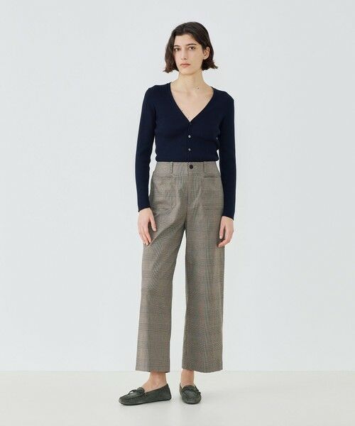 TOMORROWLAND / トゥモローランド カーディガン・ボレロ | ギザコットンリブ Vネックカーディガン | 詳細1