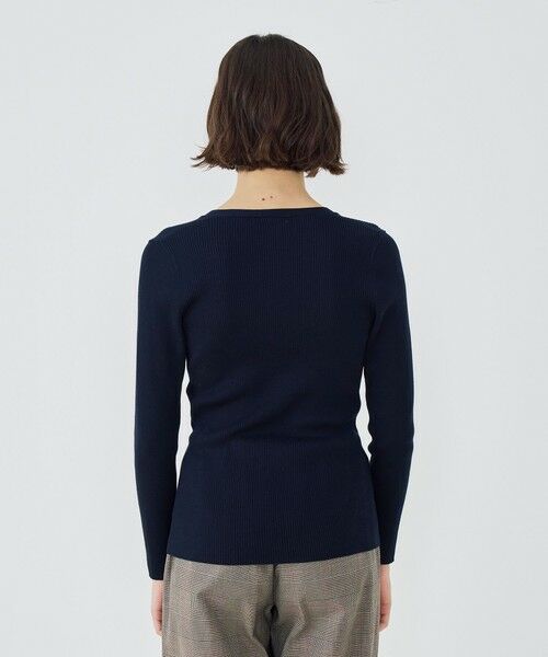 TOMORROWLAND / トゥモローランド カーディガン・ボレロ | ギザコットンリブ Vネックカーディガン | 詳細5