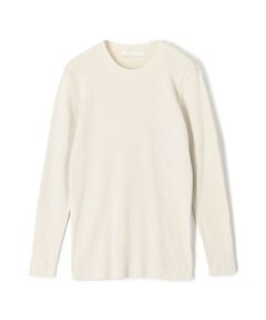 TOMORROWLAND / トゥモローランド ニット・セーター | ギザコットンリブ クルーネックプルオーバー