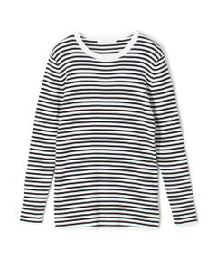 TOMORROWLAND / トゥモローランド ニット・セーター | ギザコットンリブ クルーネックプルオーバー