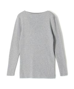 TOMORROWLAND / トゥモローランド ニット・セーター | ギザコットンリブ ボートネックプルオーバー