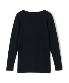 TOMORROWLAND / トゥモローランド ニット・セーター | ギザコットンリブ ボートネックプルオーバー