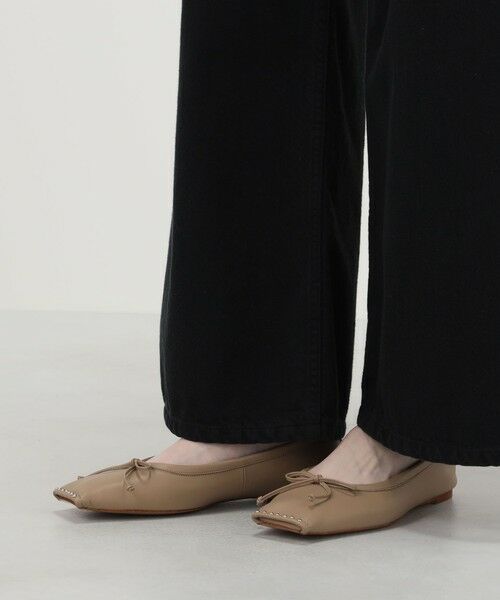 TOMORROWLAND / トゥモローランド バレエシューズ | CHEMBUR SQ FLAT STUDS BALLET シューズ | 詳細8