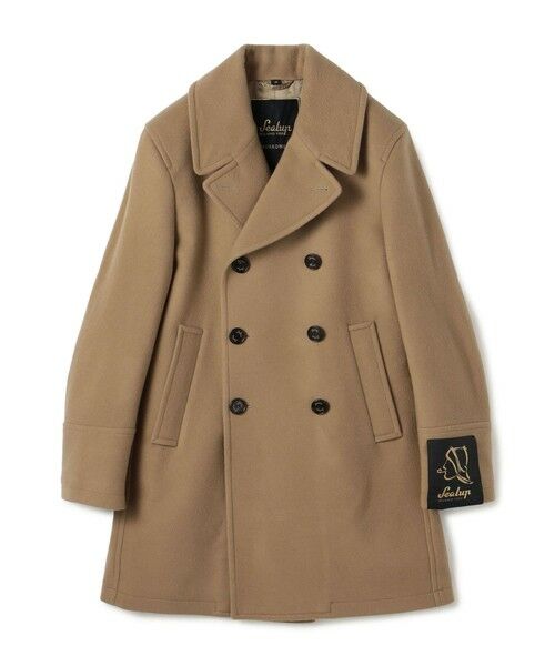 TOMORROWLAND / トゥモローランド ピーコート | Sealup GENOVA ウールライトメルトン Pコート（45 キャメル）