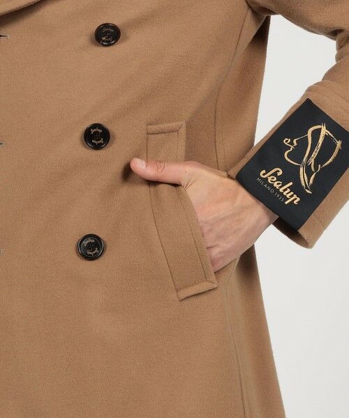 TOMORROWLAND / トゥモローランド ピーコート | Sealup GENOVA ウールライトメルトン Pコート | 詳細9