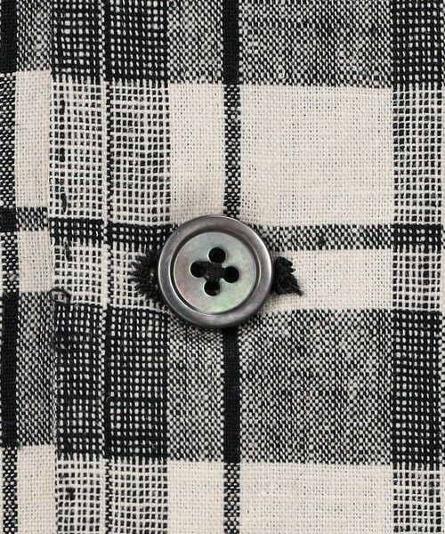 TOMORROWLAND / トゥモローランド ベスト | ERRICO FORMICOLA リネンコットン チェックベスト | 詳細10