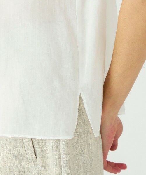 TOMORROWLAND / トゥモローランド シャツ・ブラウス | スムースラミー フロントシャーリングブラウス | 詳細9