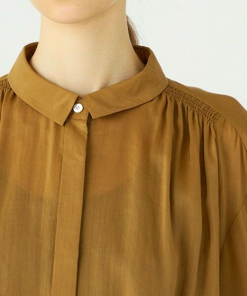 TOMORROWLAND / トゥモローランド シャツ・ブラウス | スムースラミー ハーフスリーブブラウス | 詳細6