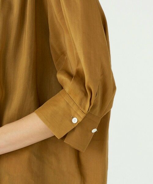 TOMORROWLAND / トゥモローランド シャツ・ブラウス | スムースラミー ハーフスリーブブラウス | 詳細8