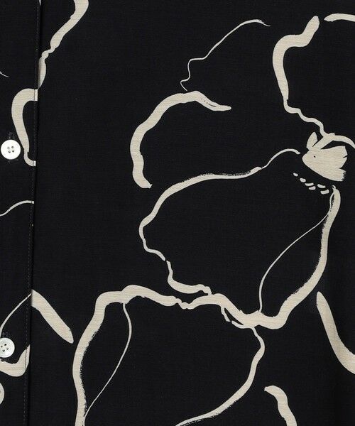 TOMORROWLAND / トゥモローランド シャツ・ブラウス | ドローイングフラワープリント サイドギャザーブラウス | 詳細11