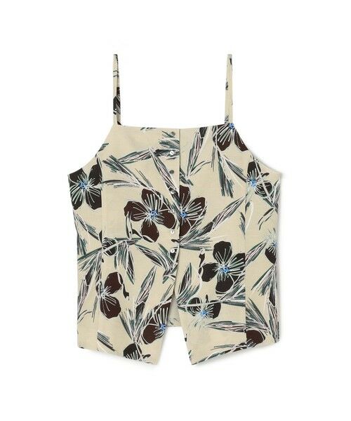 TOMORROWLAND / トゥモローランド その他トップス | チェロキープリント キャミソールブラウス(44 ライトベージュ系)