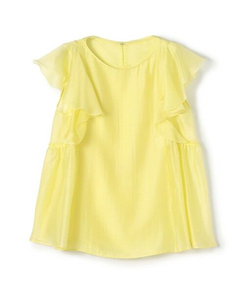 TOMORROWLAND / トゥモローランド シャツ・ブラウス | 【WEB先行予約】セルロースポリエステルオーガンジー フレアスリーブブラウス（21 イエロー）