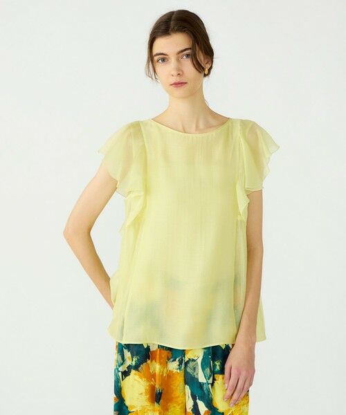 TOMORROWLAND / トゥモローランド シャツ・ブラウス | 【WEB先行予約】セルロースポリエステルオーガンジー フレアスリーブブラウス | 詳細2