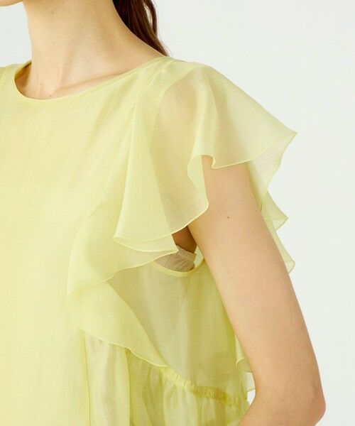 TOMORROWLAND / トゥモローランド シャツ・ブラウス | 【WEB先行予約】セルロースポリエステルオーガンジー フレアスリーブブラウス | 詳細7