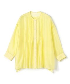 TOMORROWLAND / トゥモローランド シャツ・ブラウス | 【WEB先行予約】セルロースポリエステルオーガンジー ランダムタックブラウス