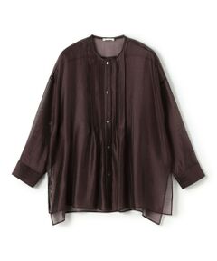 TOMORROWLAND / トゥモローランド シャツ・ブラウス | 【WEB先行予約】セルロースポリエステルオーガンジー ランダムタックブラウス