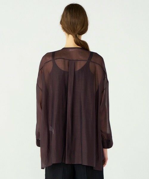 TOMORROWLAND / トゥモローランド シャツ・ブラウス | 【WEB先行予約】セルロースポリエステルオーガンジー ランダムタックブラウス | 詳細5