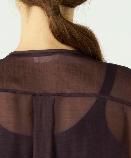 TOMORROWLAND / トゥモローランド シャツ・ブラウス | 【WEB先行予約】セルロースポリエステルオーガンジー ランダムタックブラウス | 詳細7