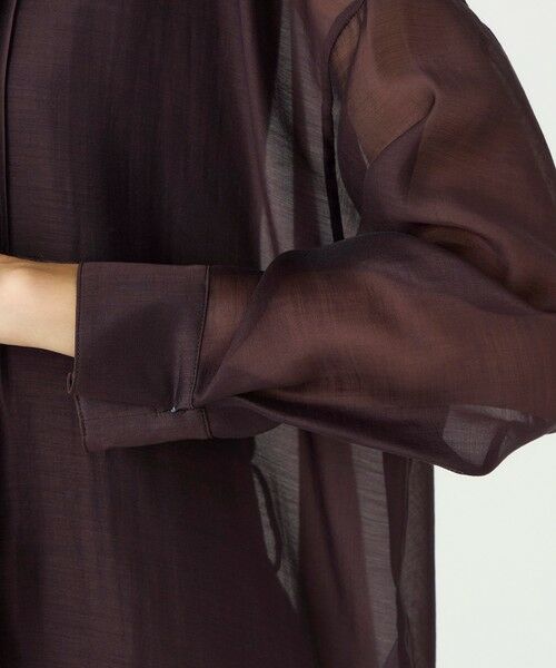 TOMORROWLAND / トゥモローランド シャツ・ブラウス | 【WEB先行予約】セルロースポリエステルオーガンジー ランダムタックブラウス | 詳細8