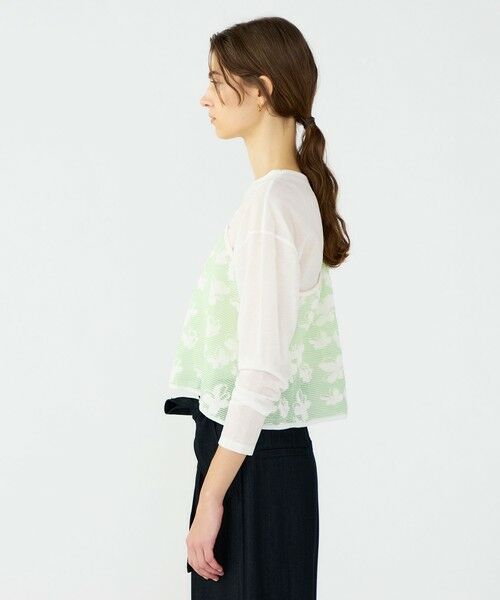 TOMORROWLAND / トゥモローランド その他トップス | シースルーフラワー ショートキャミソール | 詳細3