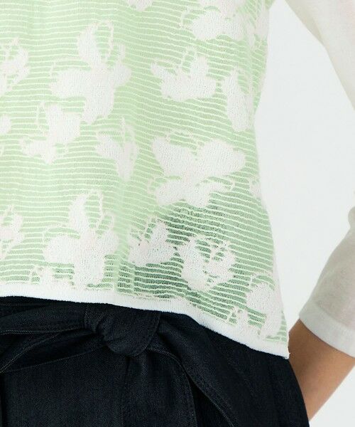TOMORROWLAND / トゥモローランド その他トップス | シースルーフラワー ショートキャミソール | 詳細8