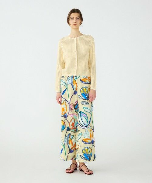 TOMORROWLAND / トゥモローランド カーディガン・ボレロ | ニードルアウトリブ クルーネックカーディガン | 詳細1