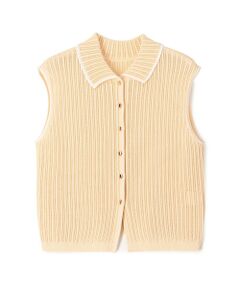 TOMORROWLAND / トゥモローランド ニット・セーター | ニードルアウトリブ 2-wayプルオーバー